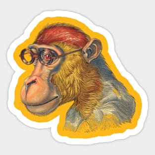 Smarty Monkey Sticker